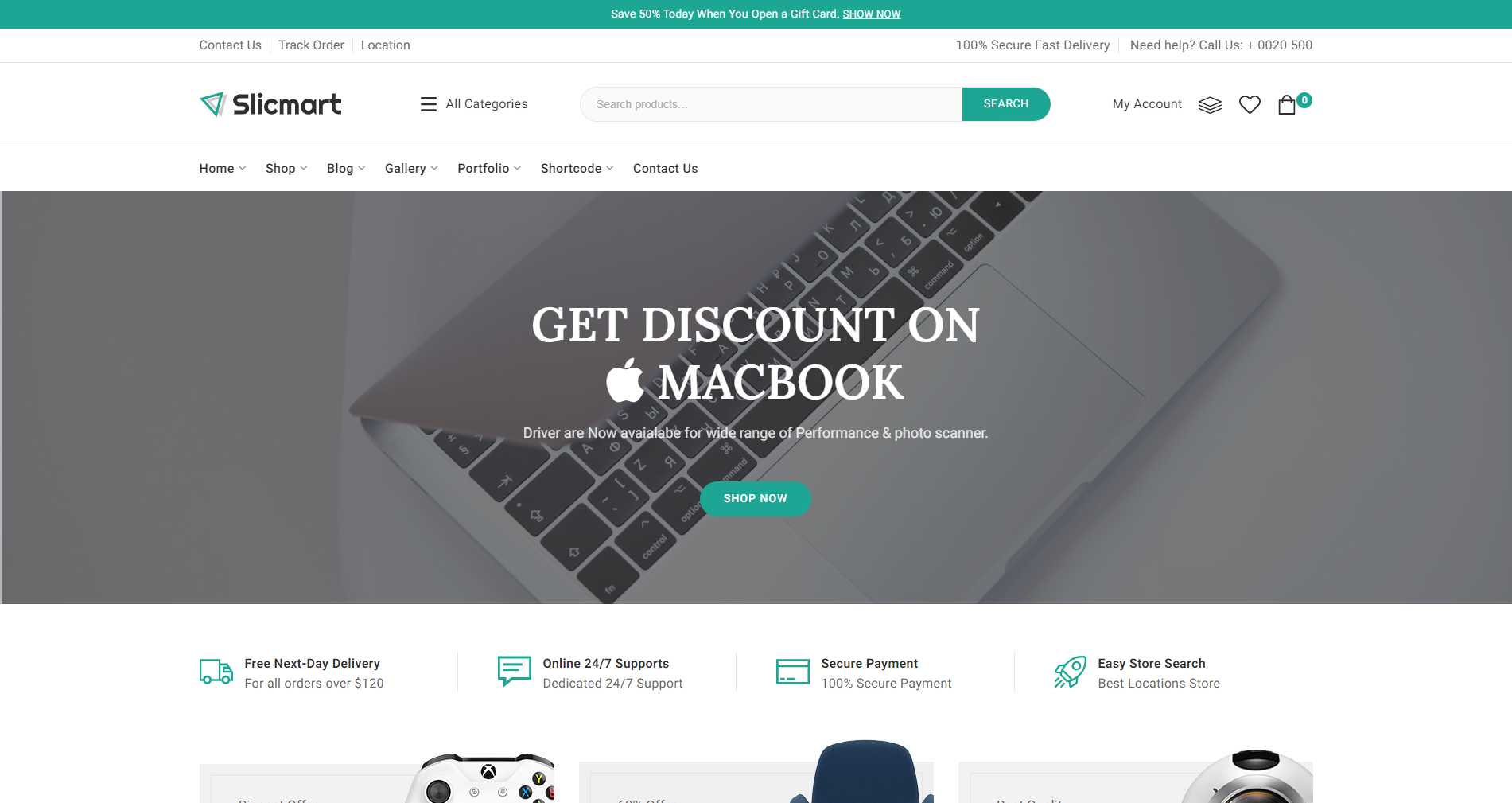 Slimmart_ Elementor ธีม WooCommerce อเนกประสงค์