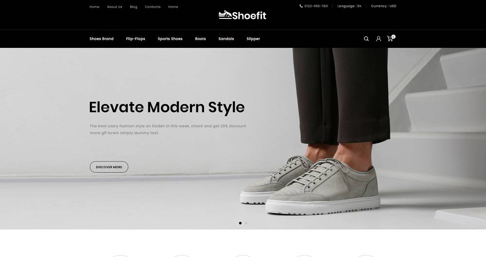 Shoefit_靴とファッションアクセサリーストアPrestaShopテーマ