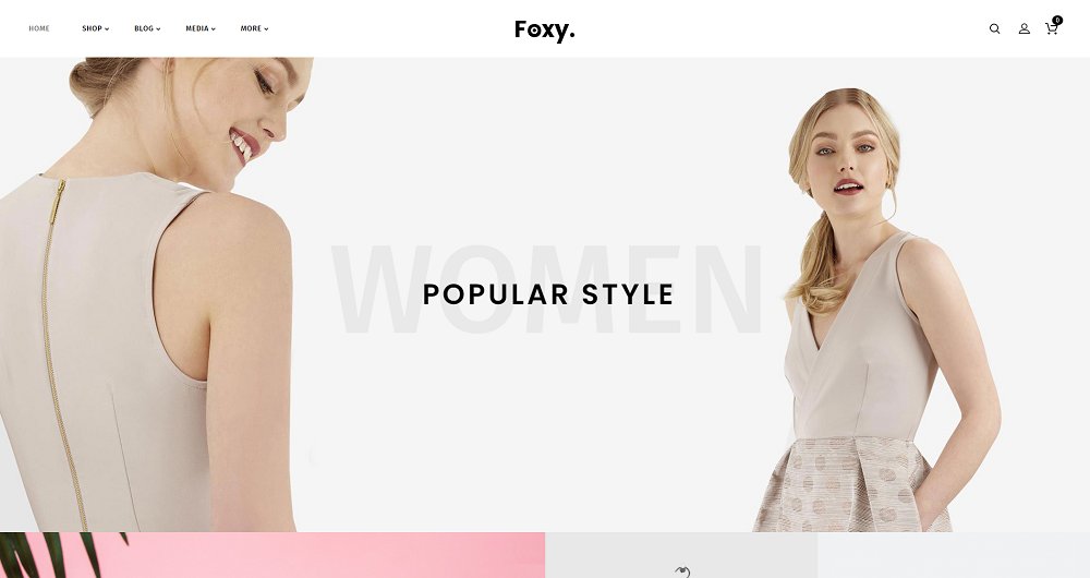 Foxy-ファッションWooCommerceテーマ