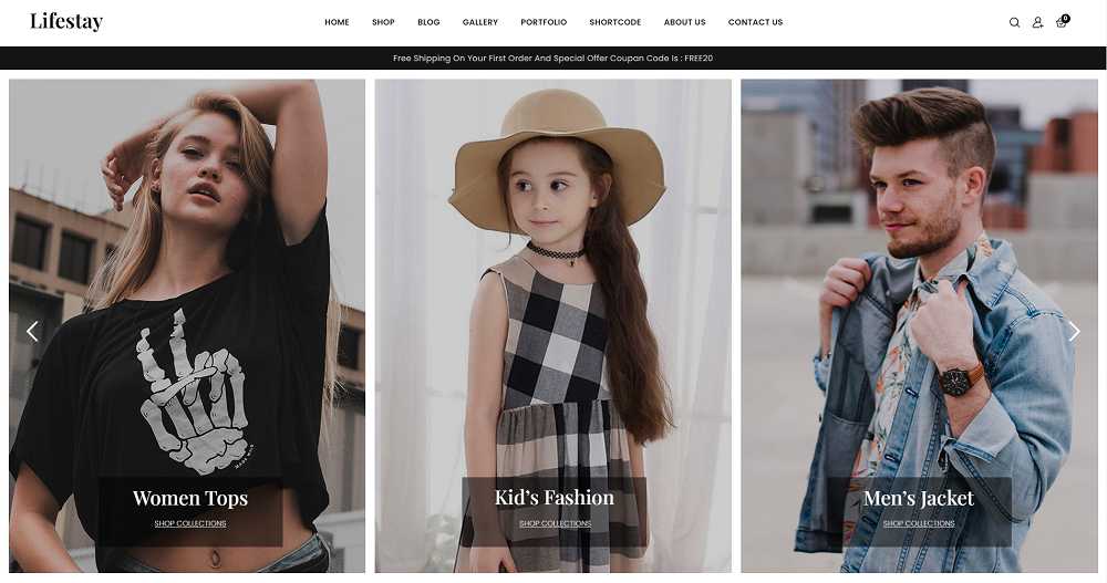 Lifestay-ファッションデザインのwoocommerceテーマ