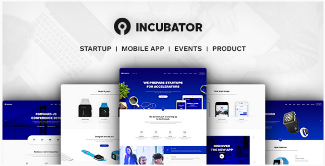 Inkubator - WordPress-Startup-Geschäftsthema