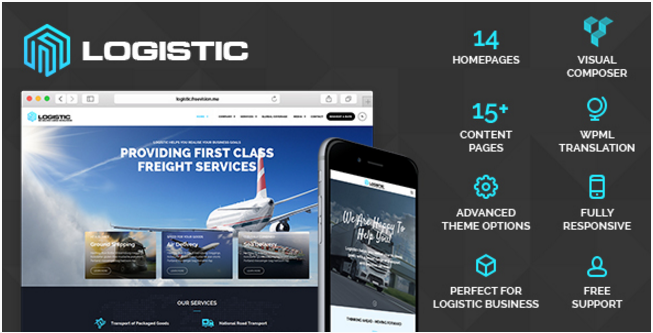 Logistik - WP-Theme für Transportunternehmen