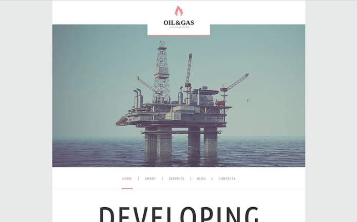Oil Gas Company Tema WordPress