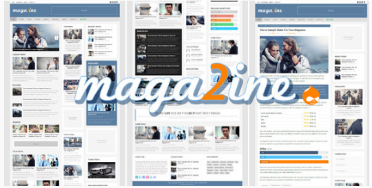 Magazin 2 - Modernes Drupal-Magazinthema