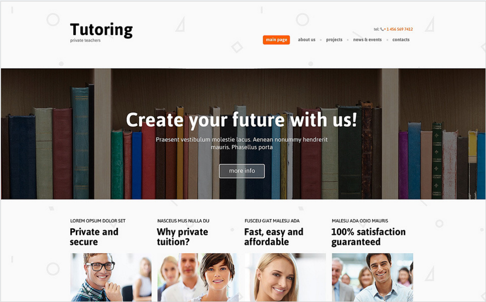 Образовательный Drupal-шаблон