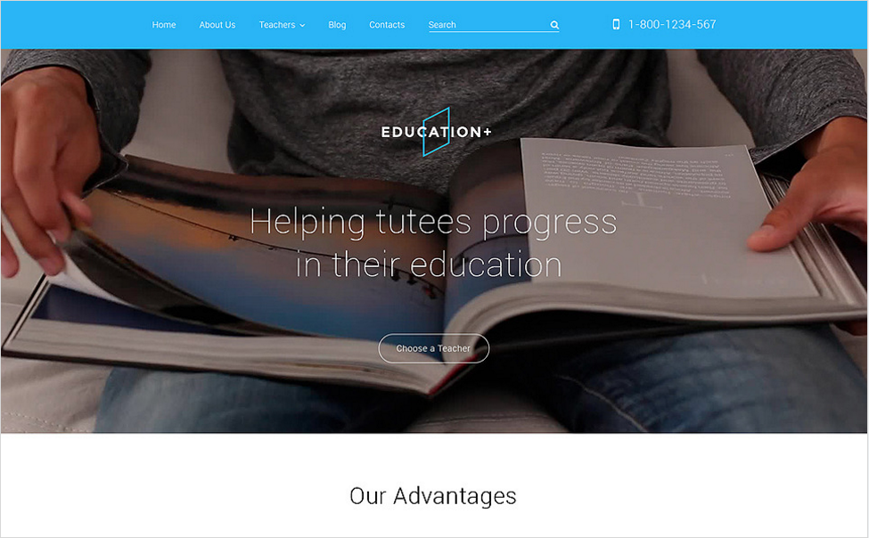 Образовательный Drupal-шаблон