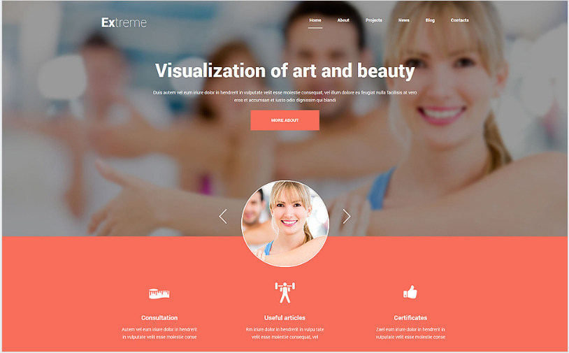 Șablon Joomla pentru sporturi extreme