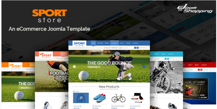 SJ Sport Store - Șablon Joomla receptiv