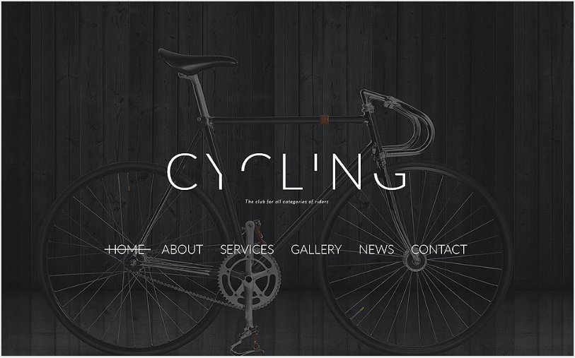 Șablon Joomla de club de ciclism