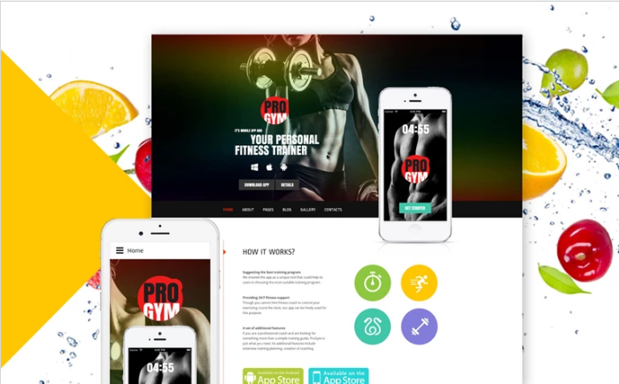 ProGym - قالب جملة للياقة البدنية والصالة الرياضية