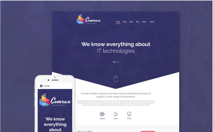 Comrax - نموذج جملة لاستشارات تكنولوجيا المعلومات