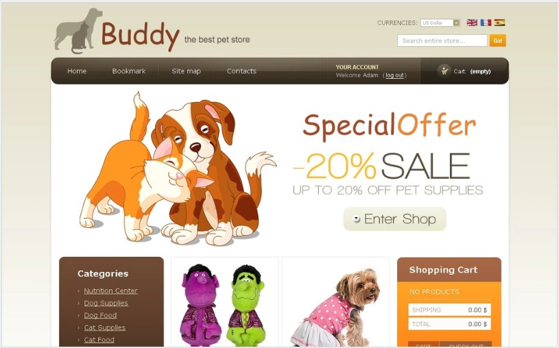 Товары для животных