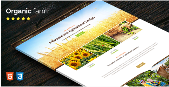 Ferma organică - șablon HTML