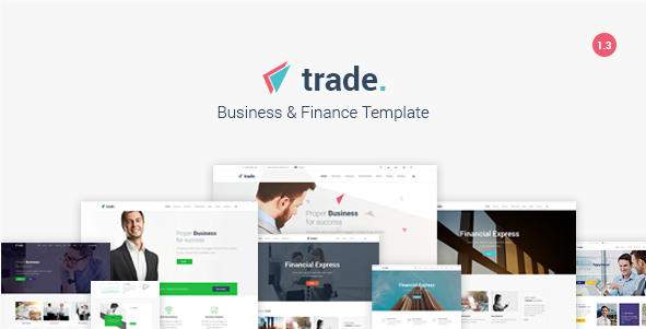 التجارة - قالب HTML5 للأعمال والتمويل