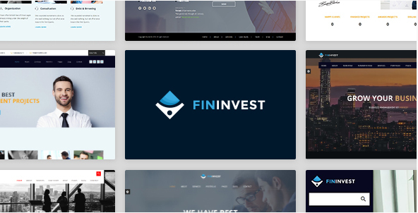 Finvest - قالب الأعمال والاستشارات والتمويل والاستثمار