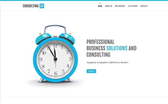 Danışmanlık Web Sitesi Şablonu