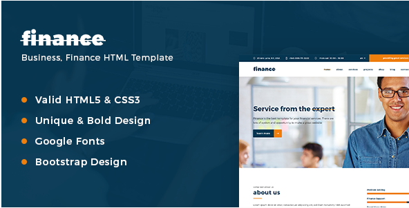 Finans, Danışmanlık ve İşletme HTML Şablonu