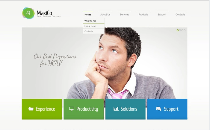 Danışmanlık Duyarlı Web Sitesi Şablonu