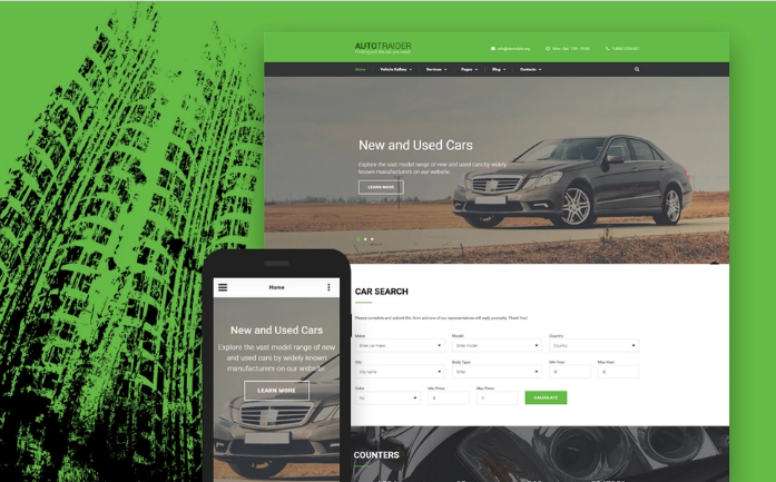 Шаблон сайта AutoTrader