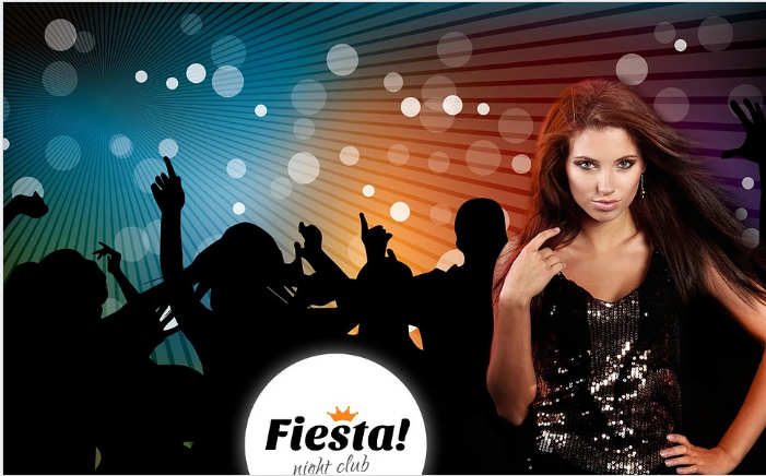 Website-Vorlage für Nachtclubs