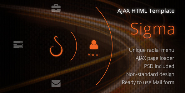 Templat HTML AJAX Kreatif Sigma