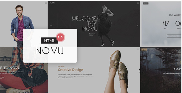 Novu - Template HTML Modern & Kreatif