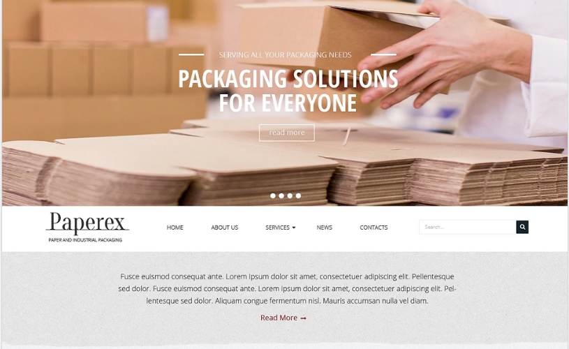 メンテナンスサービスレスポンシブウェブサイトテンプレート