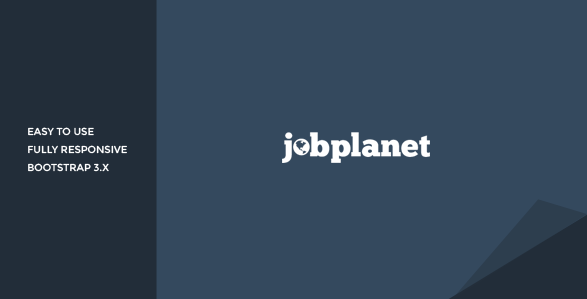 Jobplanet - قالب HTML للوحة العمل المستجيبة
