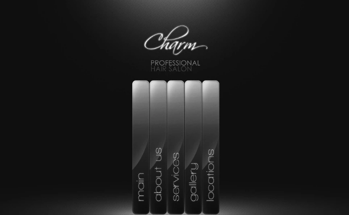 美发沙龙 PSD 模板