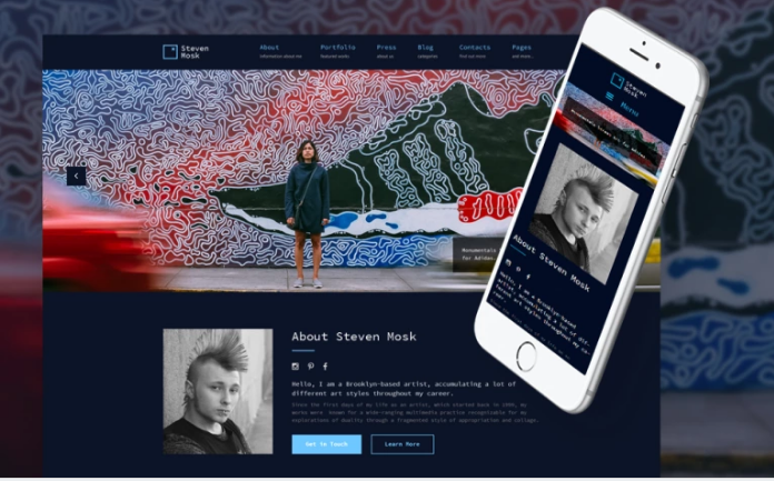 Steven Mosk - Temas de WordPress para revistas