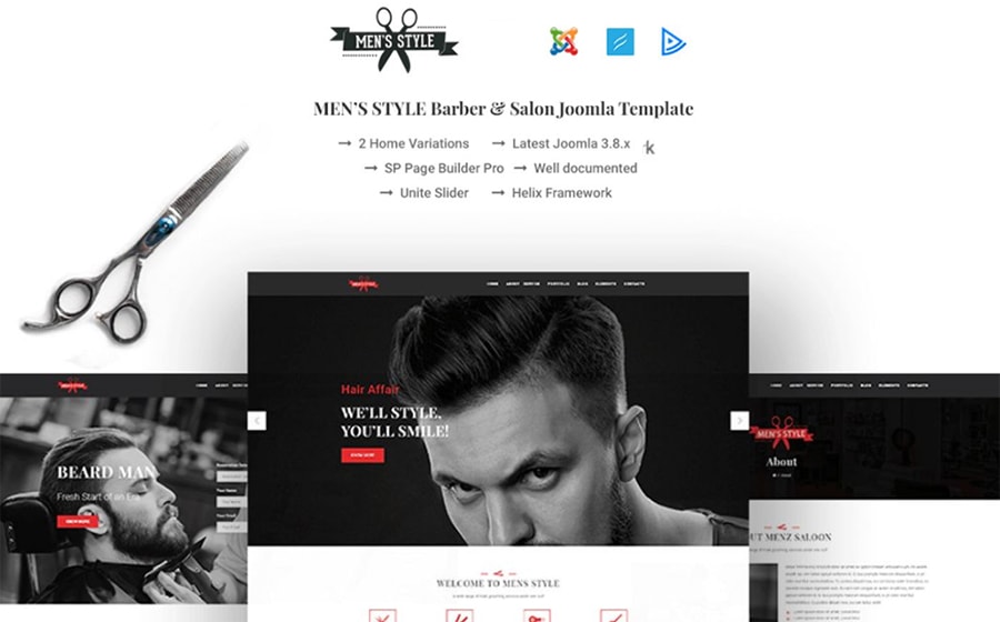 MenzStyle TemplateMonster Themes en marzo