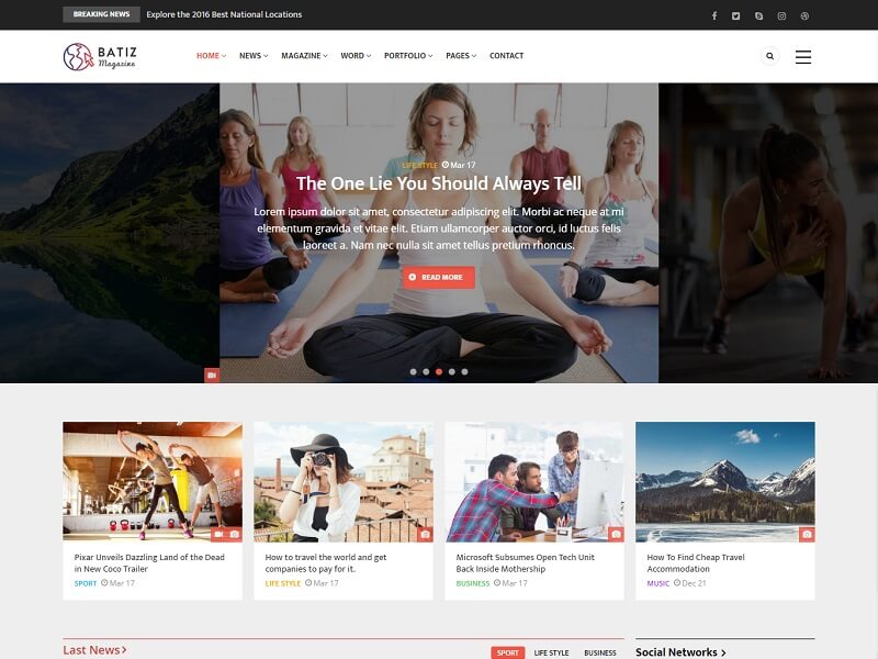 Batiz: Responsive Drupal Themes