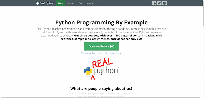 Real-Python: los mejores recursos para aprender el lenguaje de programación Python