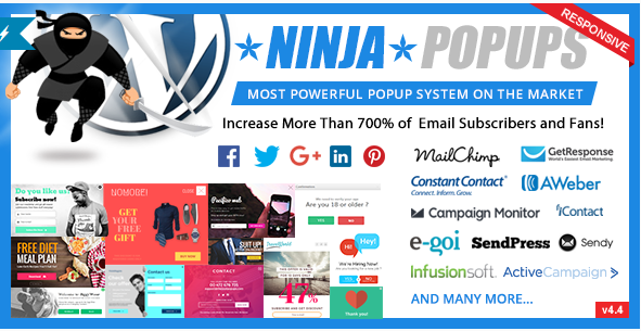 Ventanas emergentes ninja para WordPress