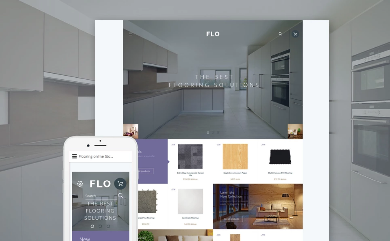 Plantilla OpenCart de FLO