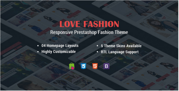 Love Fashion - ธีมแฟชั่น Prestashop ที่ตอบสนอง