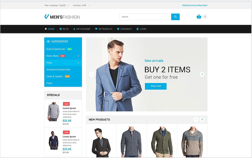 ธีมวีโอไอพีความสง่างามของผู้ชาย