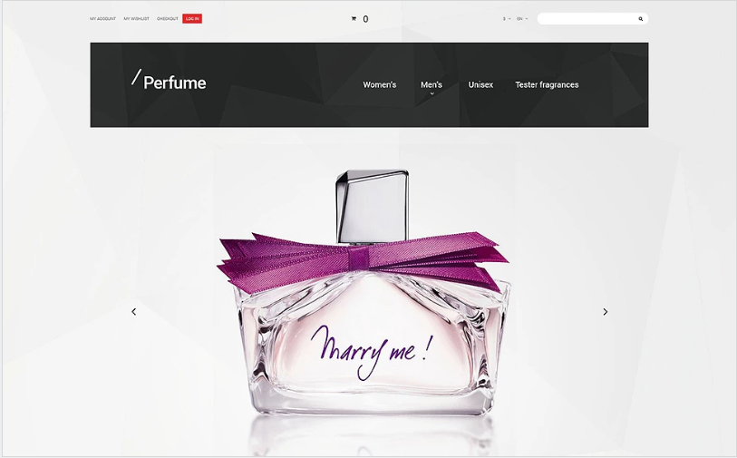 ธีม Magento น้ำหอม