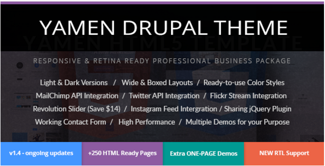 YAMEN - Tema Drupal Responsivo de Negocios