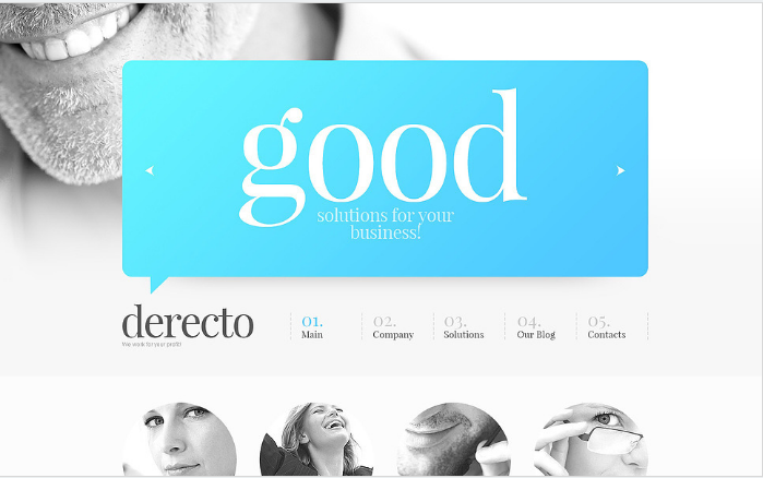 Plantilla de Drupal destacada