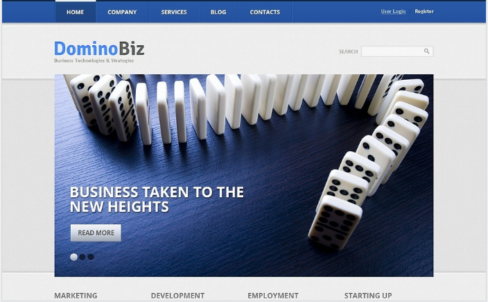 Plantilla Drupal de marketing