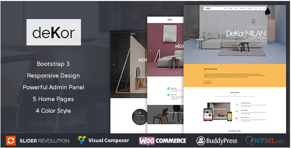 deKor - Tema WordPress Interior
