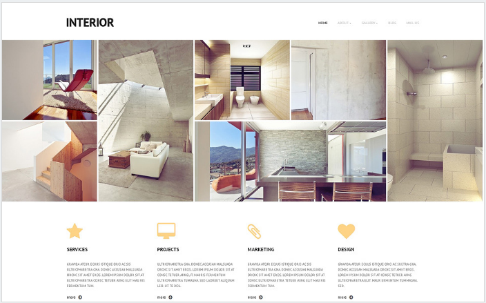 Tema WordPress Responsif Desain Interior