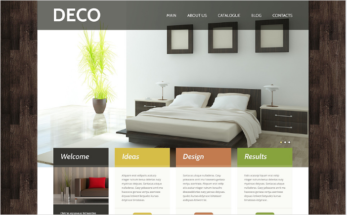 Tema WordPress Responsif Desain Interior