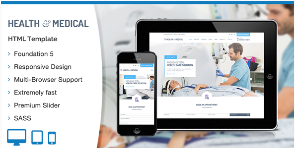 Templat HTML Kesehatan & Medis