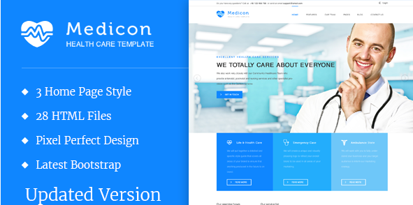 Medicon - Templat HTML Kesehatan dan Medis