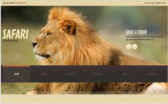 Tema de WordPress adaptable a la vida silvestre