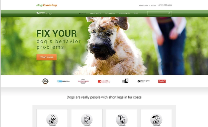 Perro Responsivo Tema de WordPress