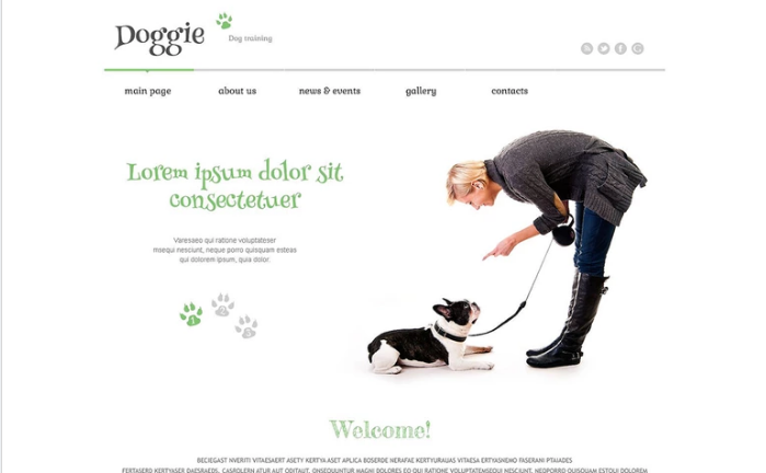 Perro Responsivo Tema de WordPress