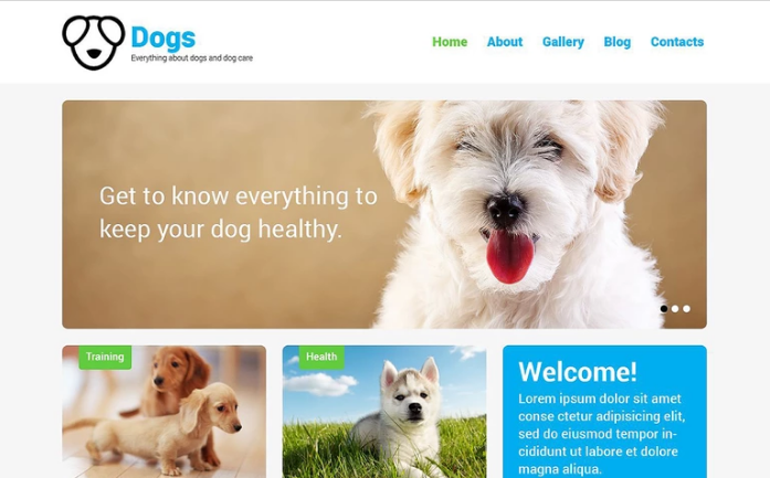 Perro Responsivo Tema de WordPress